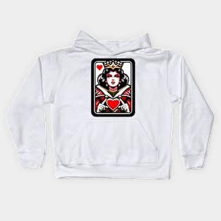 Queen of Hearts Kids Hoodie